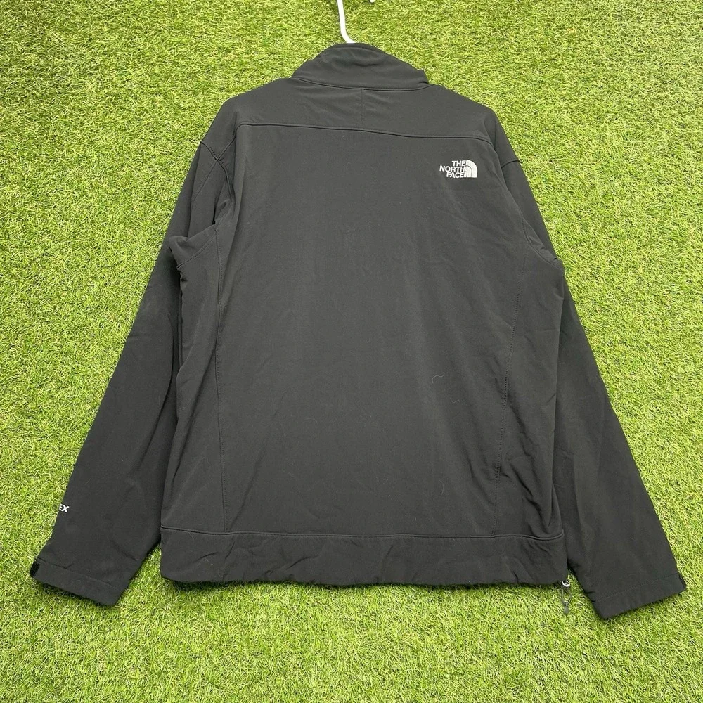 The North Face Jacket Mens Large Apex TNF Soft Shell Fleece Zipper Pockets Hike